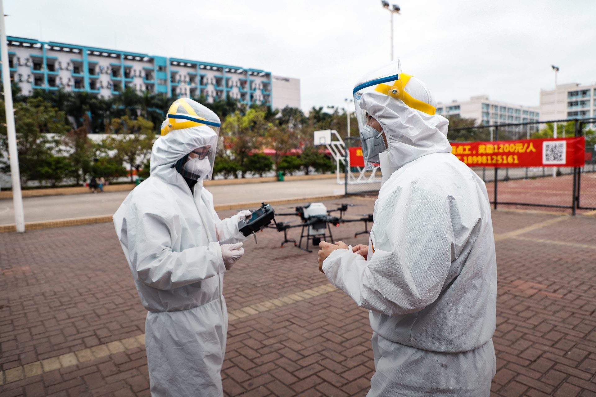 DJI Agriculture Experimental Solutions to Aid in COVID-19