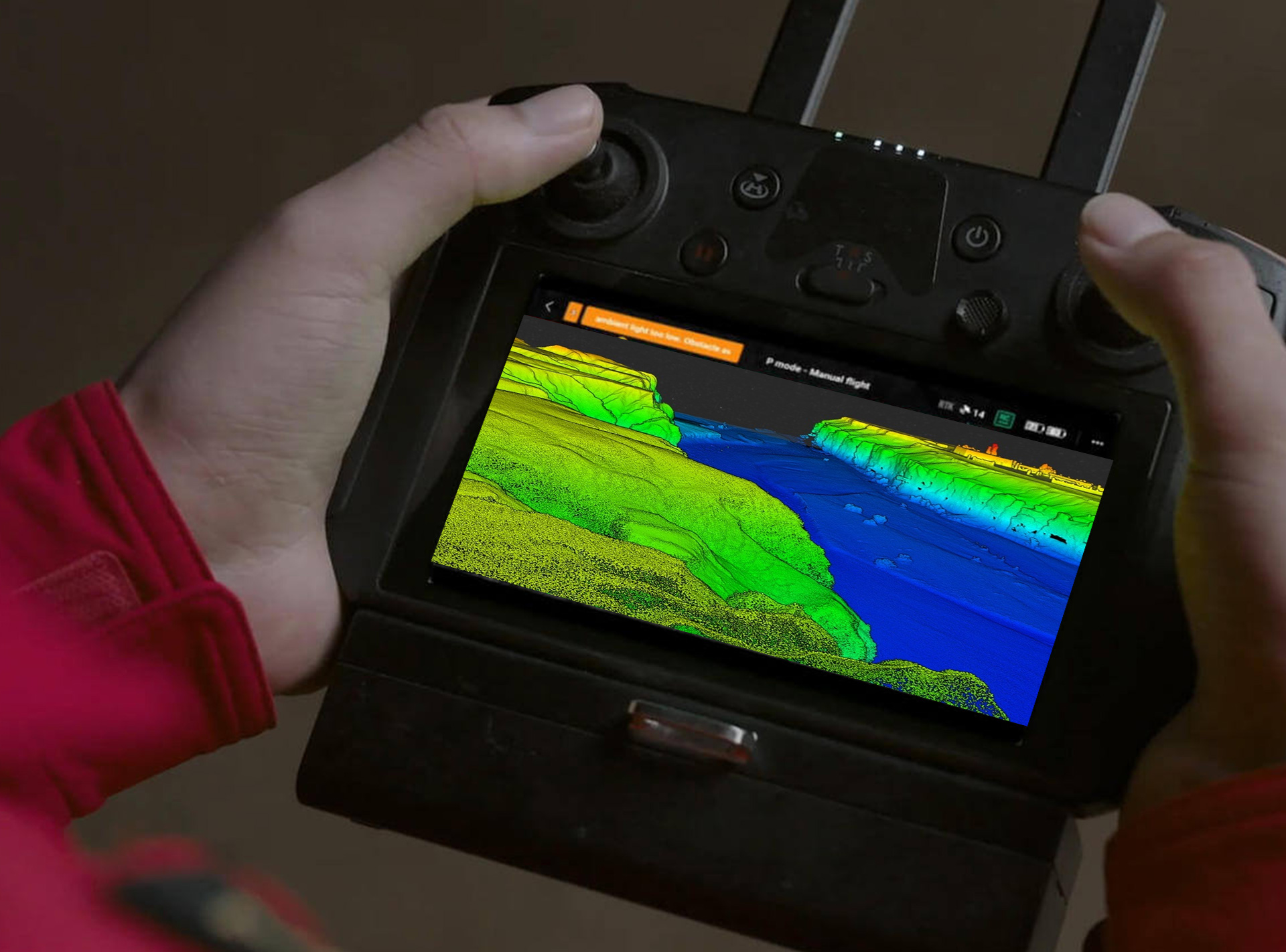 DJI Zenmuse L1 overview visual data