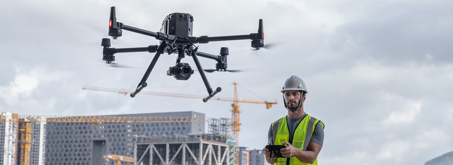 DJI Matrice 300 RTK with Zenmuse P1 Payload for construction site