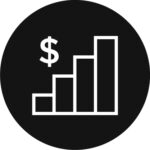Increased revenue icon