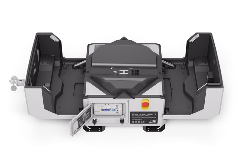 DJI Dock 2 drone docking station open