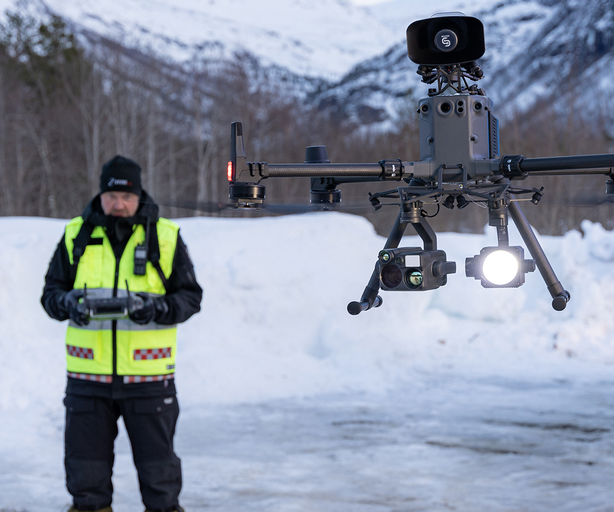 DJI Zenmuse H20N mounted to the Matrice 350 RTK