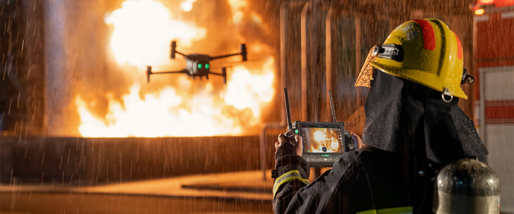 DJI Matrice 30T drone for Fire Rescue Missions