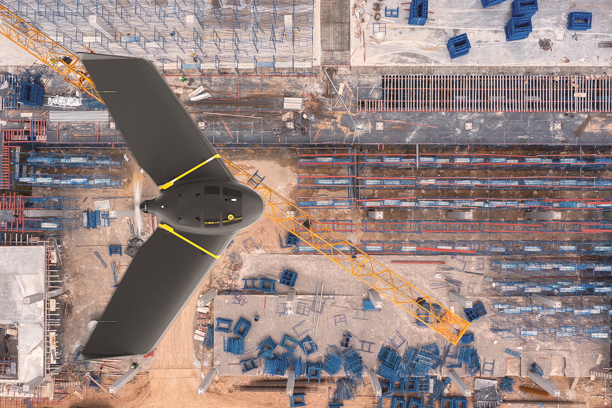 eBee-X drone for Material & equipment tracking Construction projects