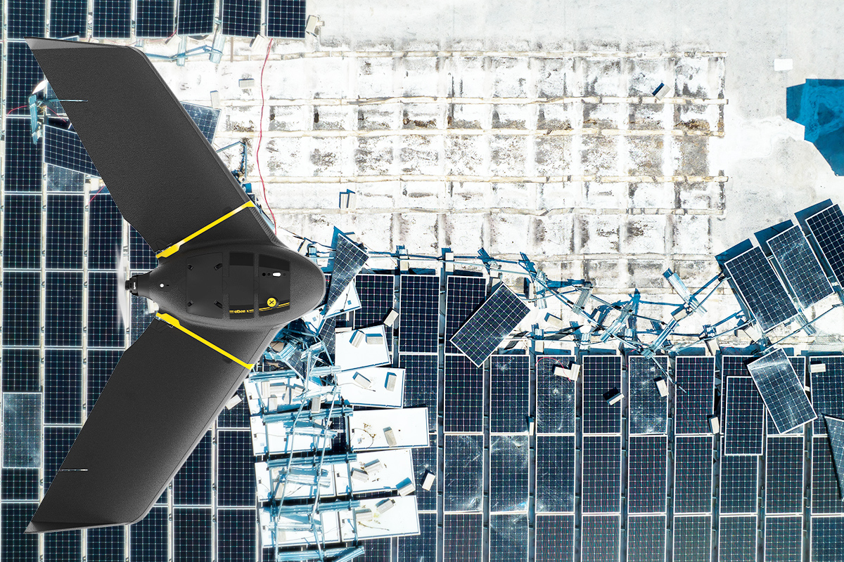 eBee X Solar Panels Natural Disaster