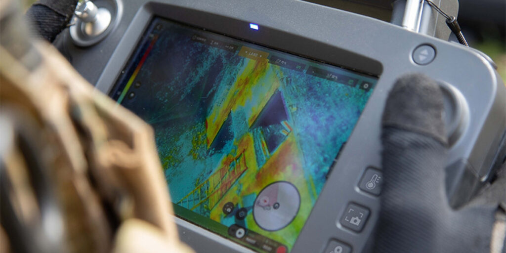 Parrot Anafi USA thermal image