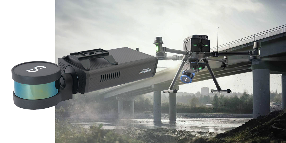 Emesent Hovermap LiDAR Sensor Bridge Scanning